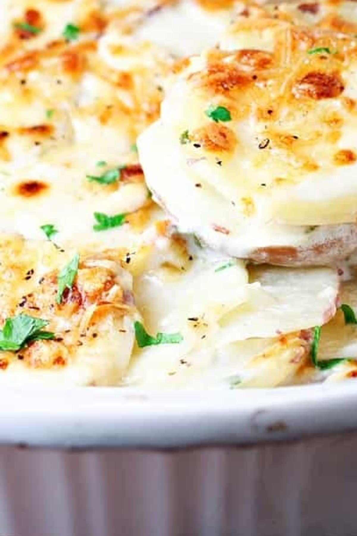 Parmesan Scalloped Potatoes | Let's Dish Recipes - My Recipe Magic