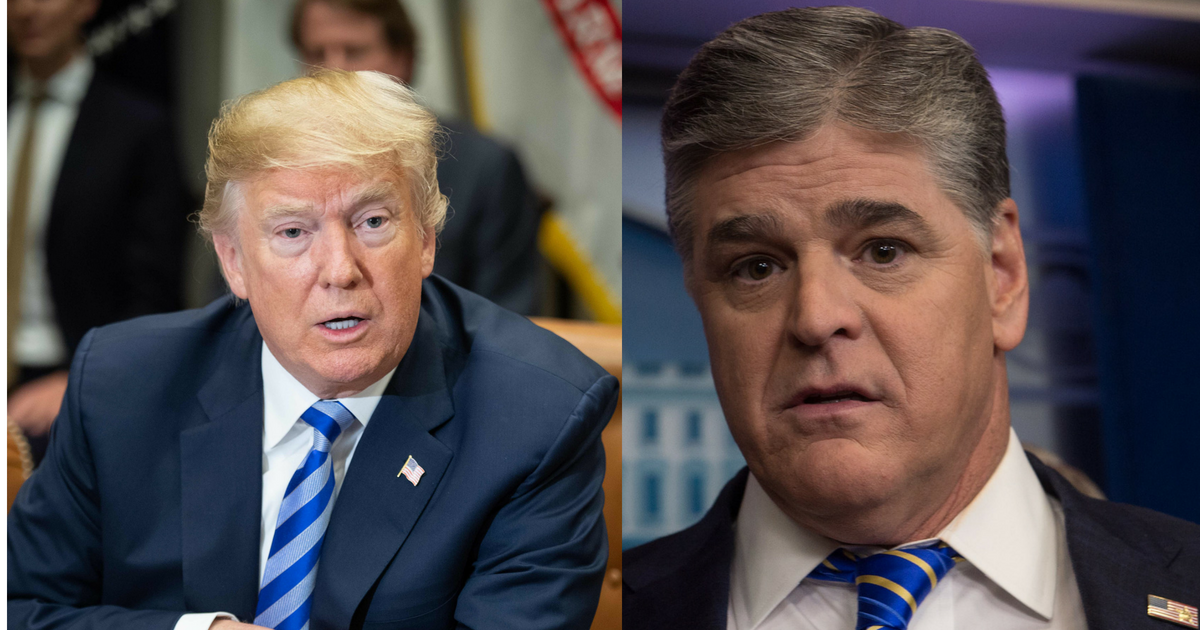 Trump And Sean Hannity Apparently Have Bedtime Phone Calls Every Night—And We Can Just Imagine