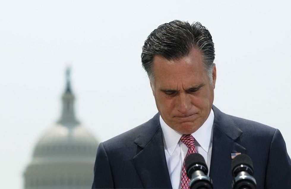 Sore Loser Mitt Romney Loses Again, Like A Loser