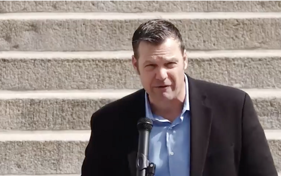 Kris Kobach Full Of Snide Things To Say About Teenagers Protesting Gun Violence