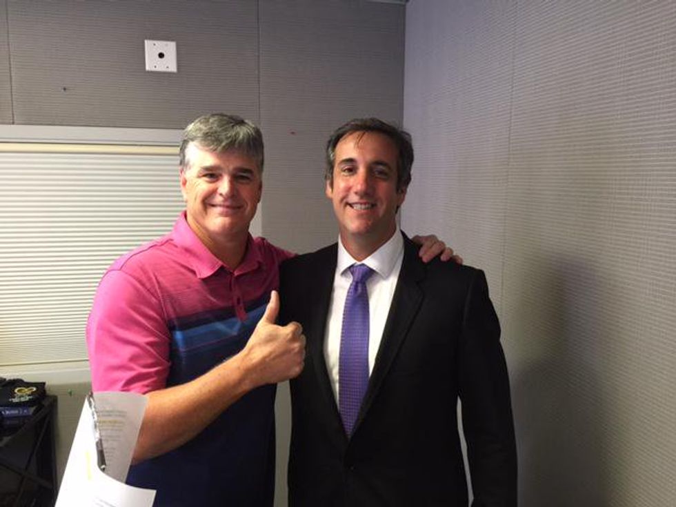 It Was Sean Hannity, In Michael Cohen's Office, With A Boner (ALLEGEDLY)
