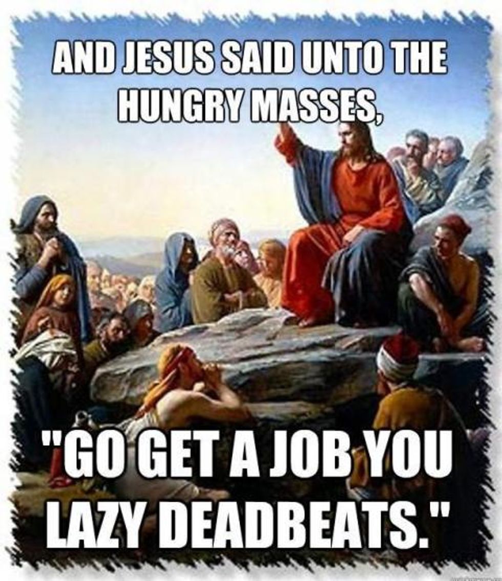 For Trump So Loved The Poor That He Made Many, Many More Of Them