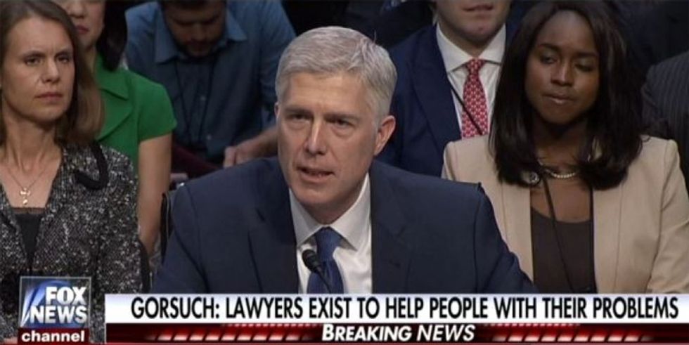 Supreme Court Nom Neil Gorsuch: There's No 'Keep Leukemia Patients Alive' In 'Team'