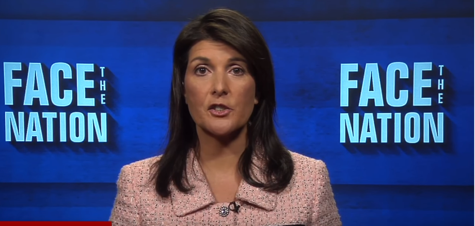 Trump White House Gotta Throw Nikki Haley Under This Bus Real Fast, BRB