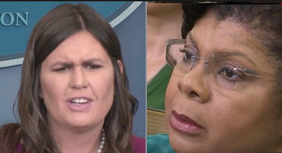It's An April Ryan/Sarah Huckabee Sanders Death Match, And You Know That White Lady Ain't Winning