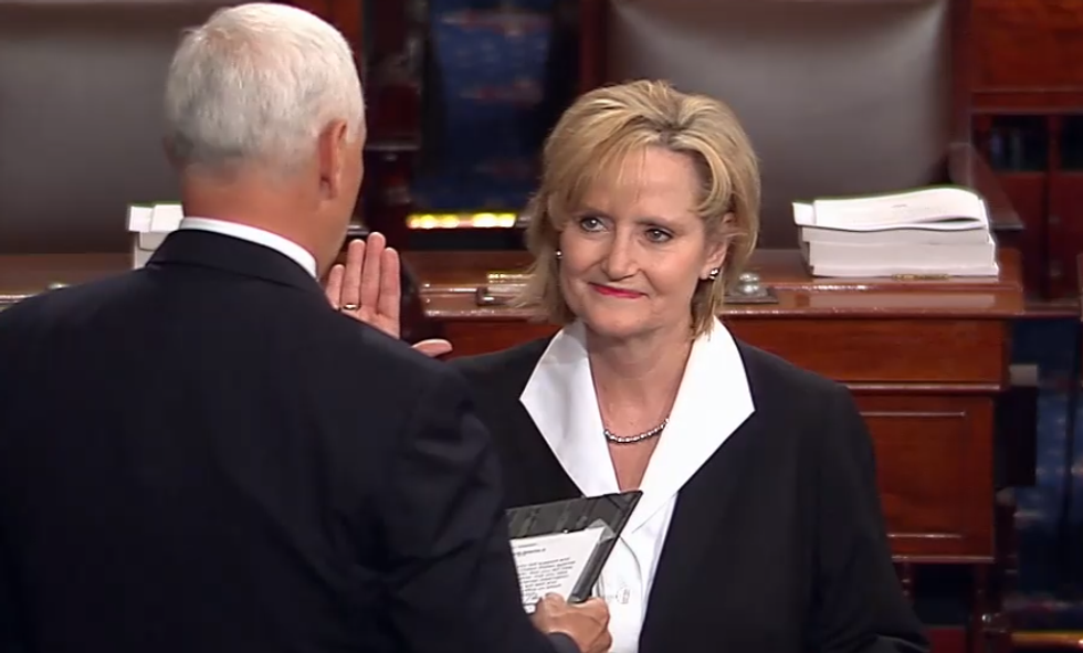 Welcome To The Senate, Republican Mississippi Lady! You Will Be There For Eight Months, Max.