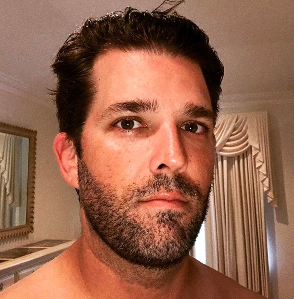 We Regret To Inform You There Is News About Donald Trump Jr. Checkin' Out His Dad's Shower Peen