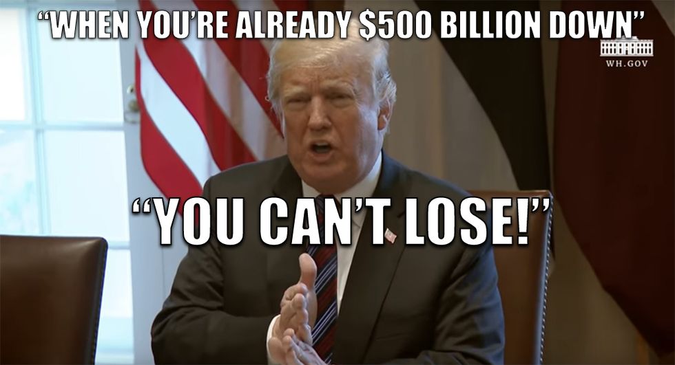 Trump Sure Pulling Out Will Work This Time. Wonkagenda For Thurs., April 5, 2018