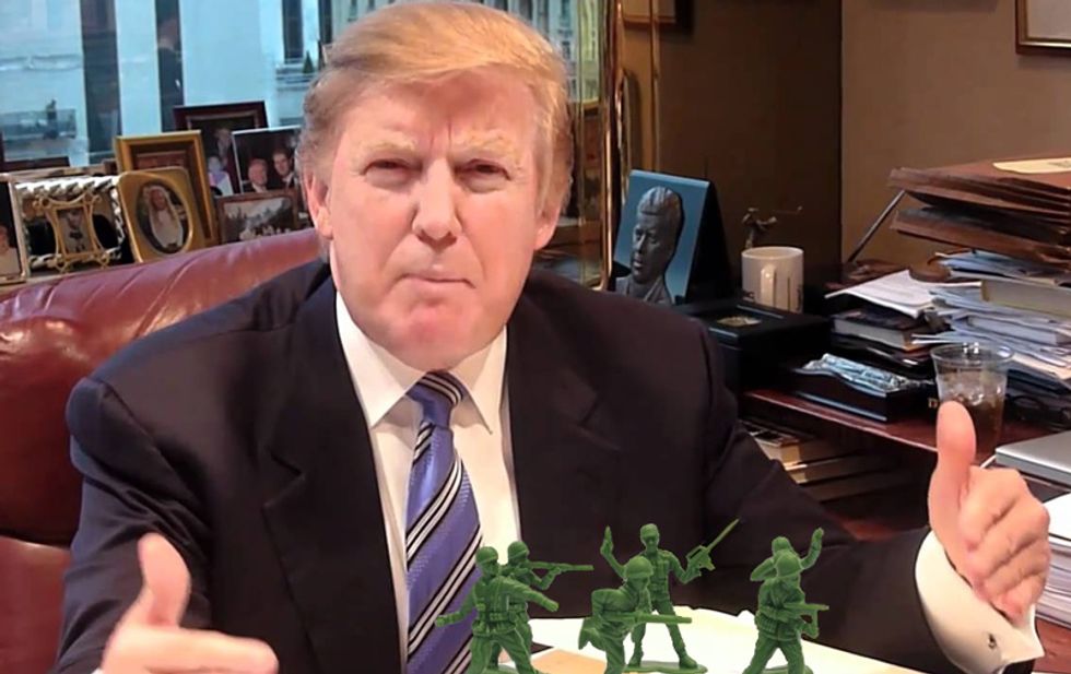 War Hero Donald Trump Was Most Terrific War Hero In Prep School