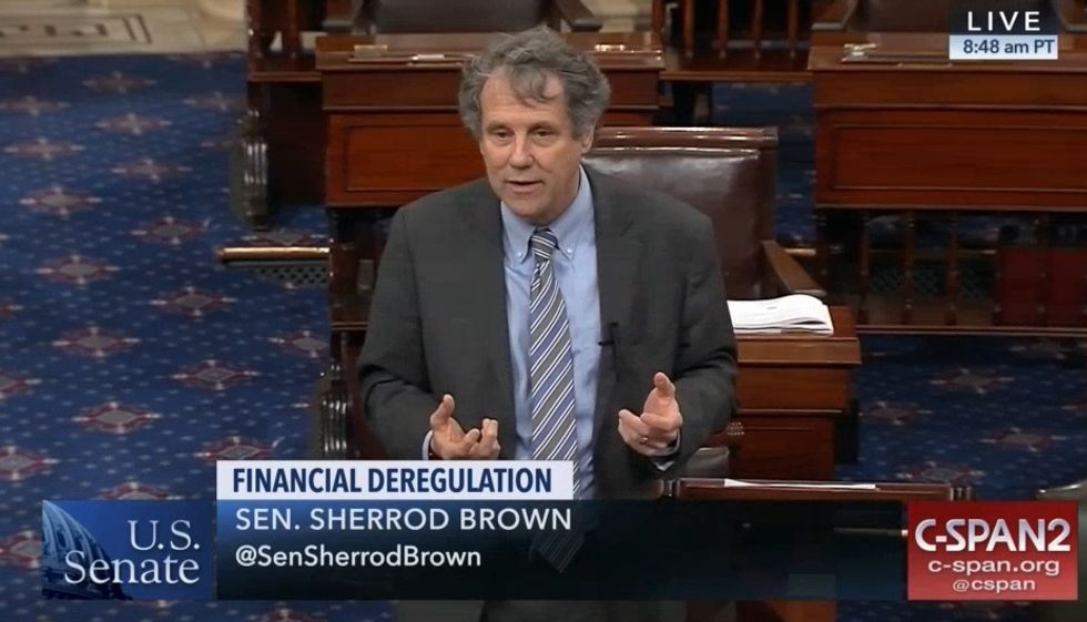 Sherrod Brown Gonna Get Walmart Off The Corporate Welfare Tit. Thanks, Sherrod Brown!