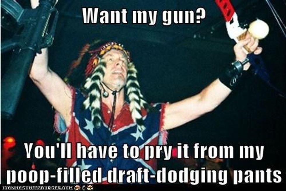 Ted Nugent Disgusted By Wimpy Stabbing Victims, Just Disgusted