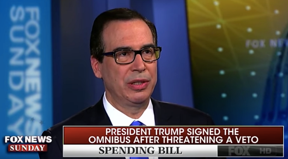 Fox News Spanks Treasury Secretary Steven Mnuchin Right In His Fucked Up Face