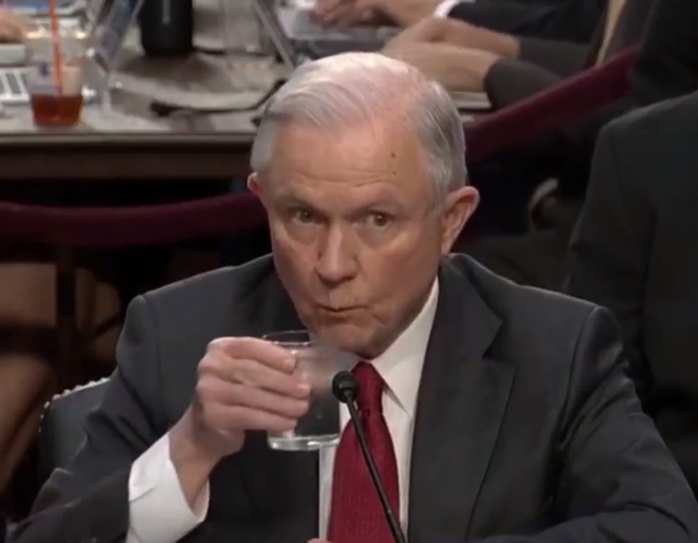 Dadgummit, Did Jeff Sessions Fuck Himself With The Perjury Stick Again?