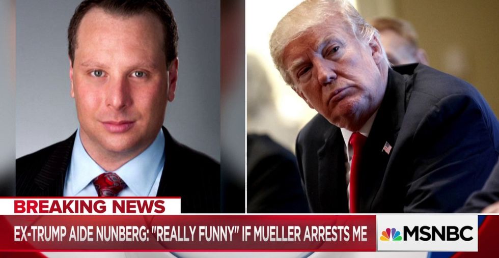 HOLY FUCK, WHAT DID TRUMP IDIOT SAM NUNBERG JUST DO ON KATY TUR'S MSNBC SHOW?