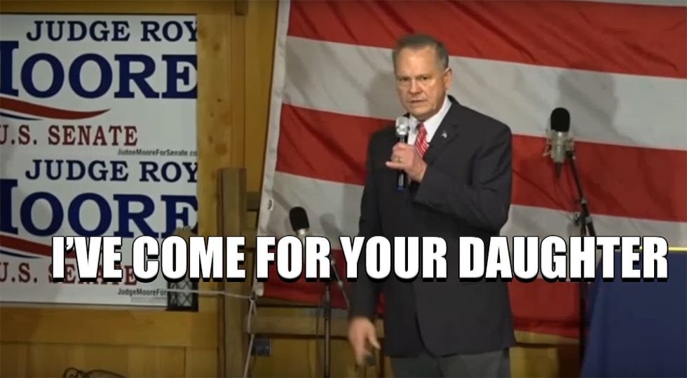 Roy Moore Is Broke, Hopes You Can Spare A Dime To Help Him Fight One Of His Accusers In Court