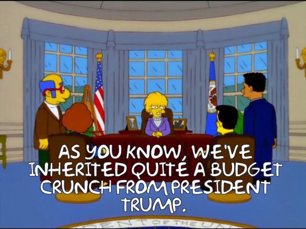 Ted Cruz Does Not Like Lisa Simpson In A Boat, Does Not Like Her With A Goat