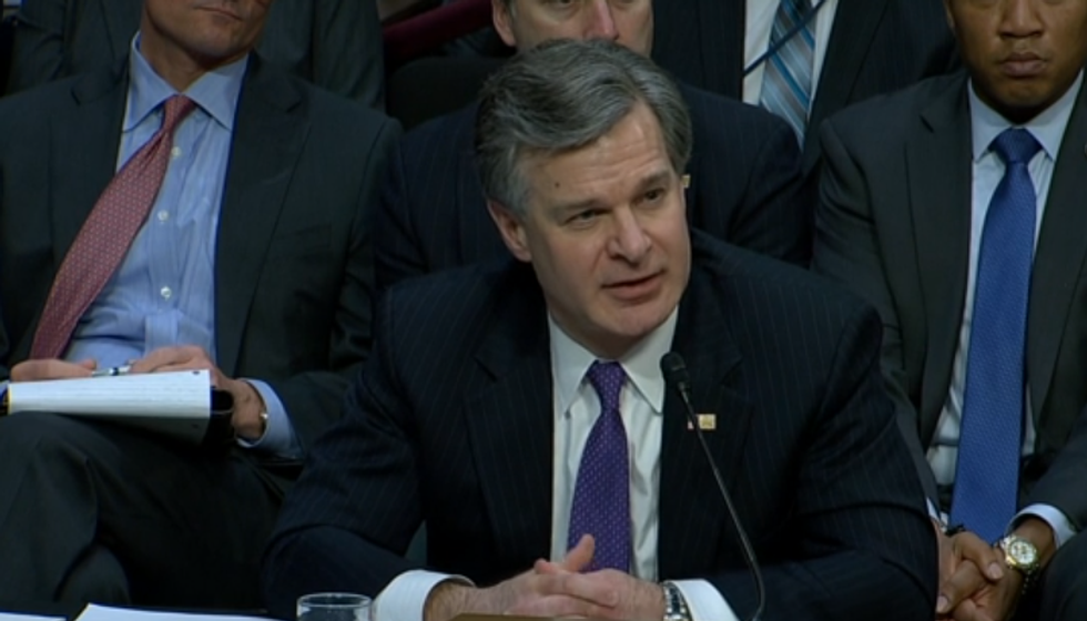 Chris Wray Says ACTUALLY Sarah Huckabee Sanders And John Kelly Are Total Fucking Liars Who Lie