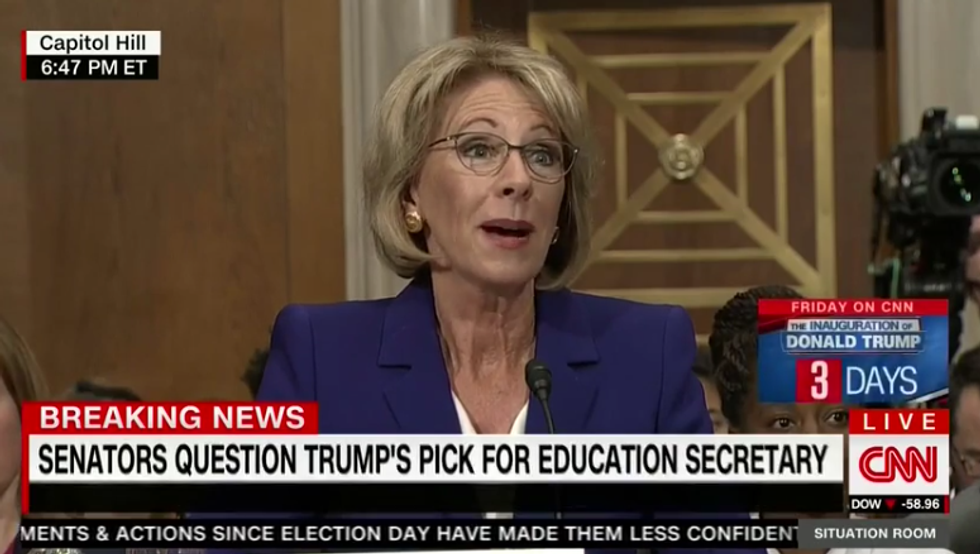 Democrats Throw Pajama Party To Bitch About How Much They Hate This Chick 'Betsy DeVos'