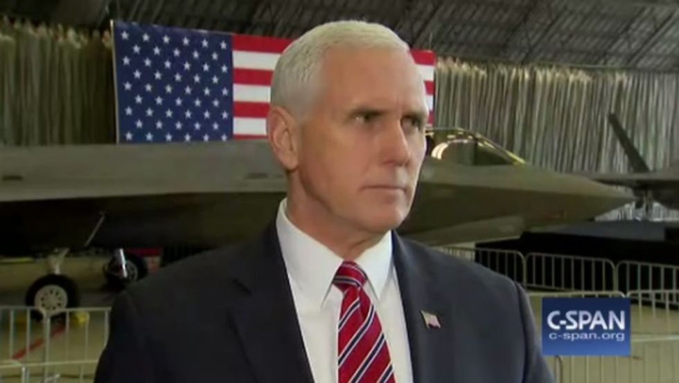 Mike Pence Has This Terrible Pain In All The Diodes Down His Left Side