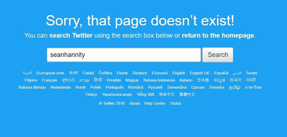 Did The Deep State Murder Sean Hannity's Twitter Account? And Then Resurrect It?