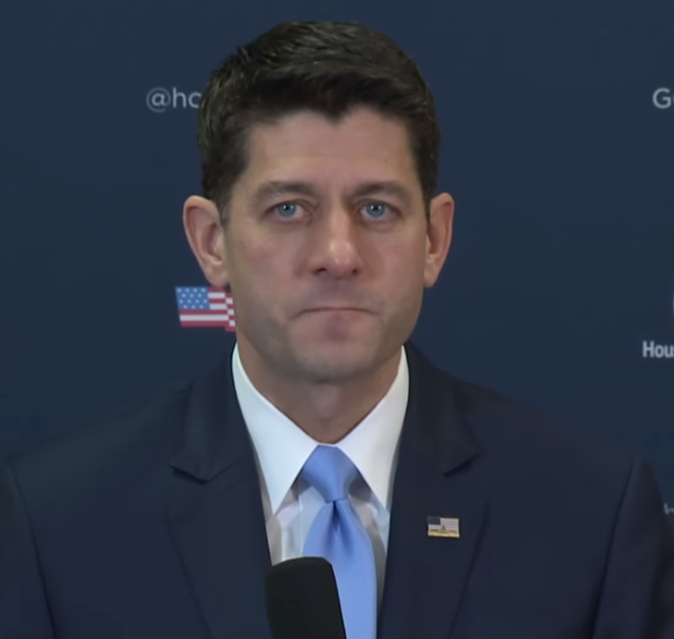 Paul Ryan: Sure Would Be A Shame If Some Election Stopped Our Cover-Ups For Trump