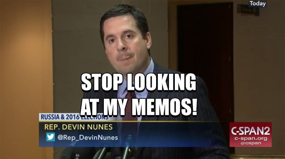 Devin Nunes Won't Show His Work. Wonkagenda For Tues., Jan. 23, 2018