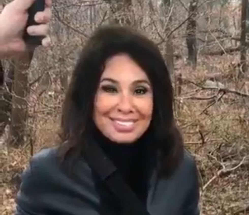 Fox News 'Judge' Jeanine Pirro Stalking Hillary Clinton Because She Is Stupid And Exhausting