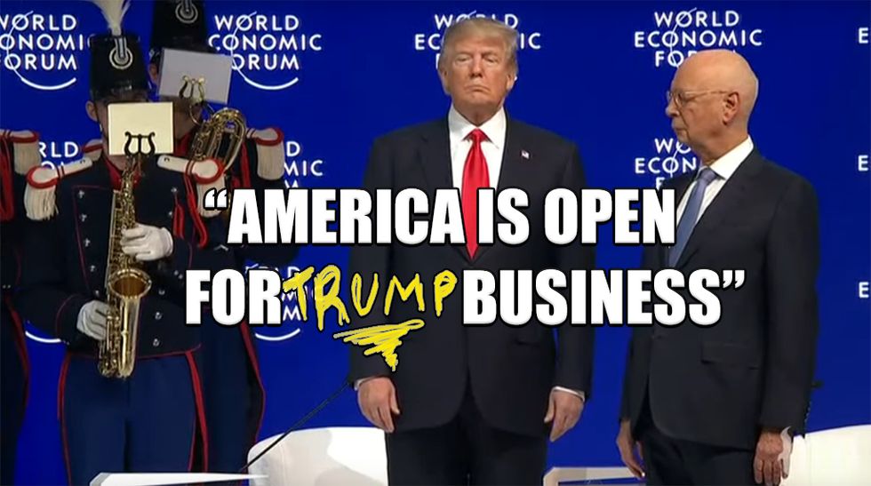 Trump Davos Speech Makes Him President In 3, 2, 1. Wonkagenda For Fri., Jan., 26, 2018