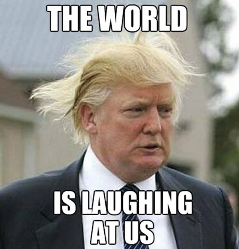Donald Trump Finally Right: The World Is Laughing At Us And Our Shithole President