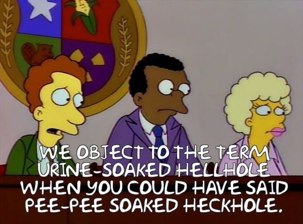 Donald Trump Opens His Shithole