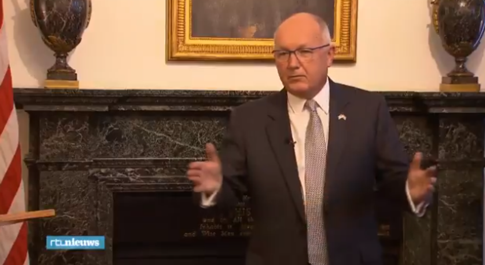 Look At This Dumb Racist Trump Ambassador Getting Dunked On By Mean Dutch Reporters