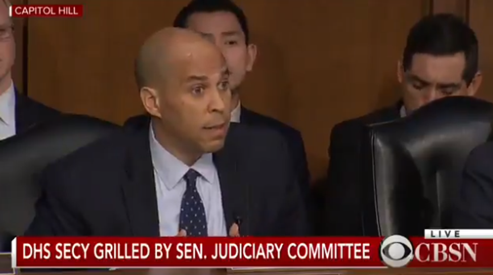Cory Booker Just Called Kirstjen Nielsen A Complicit Asshole, And We Are HERE FOR IT