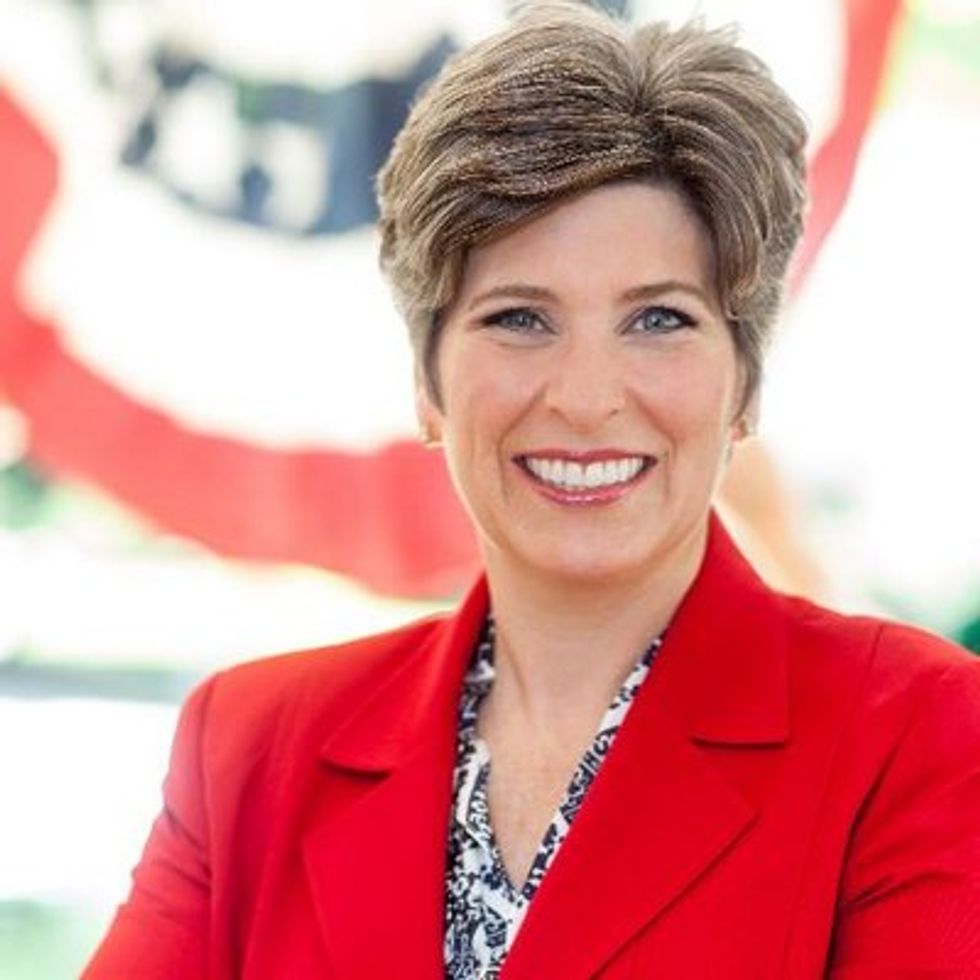 Iowa Voters Doing The Polka On Joni Ernst And Chuck Grassley's Stupid Trump-Loving Faces