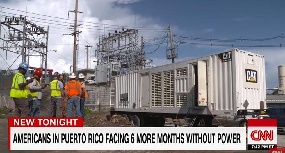 Trump Still Gets A '10' On Puerto Rico. If We Are Talking About The Number Of People With Both Water And Power.