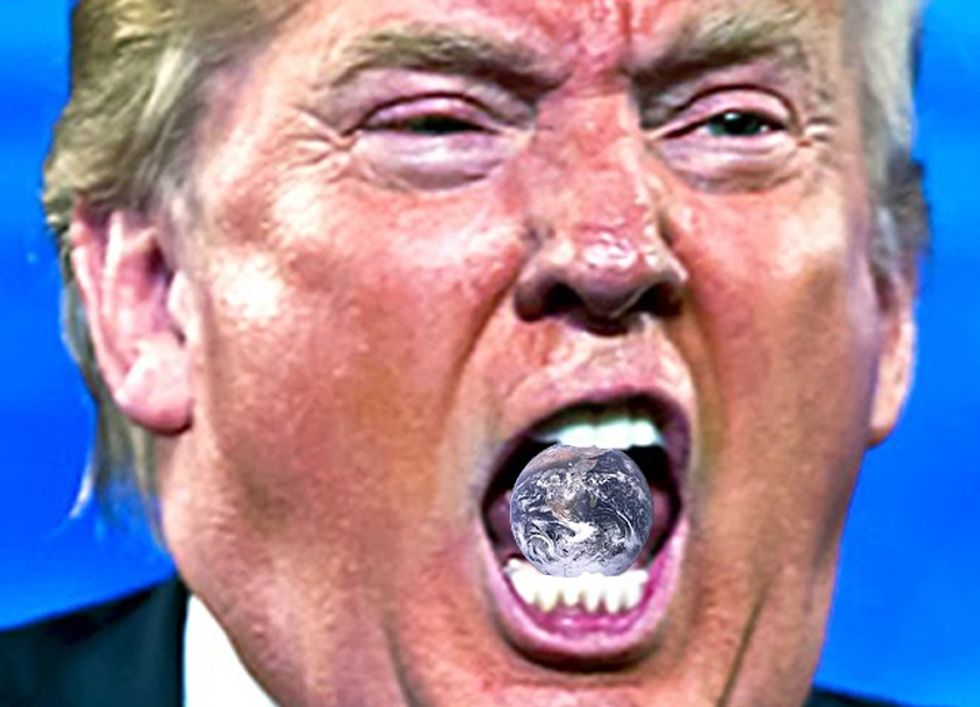 2017: The Year Trump Put The Planet In Its Place