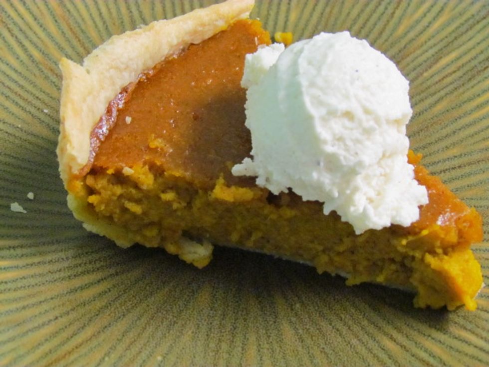Buttercup Squash Pie To Bring To Thanksgiving Dinner
