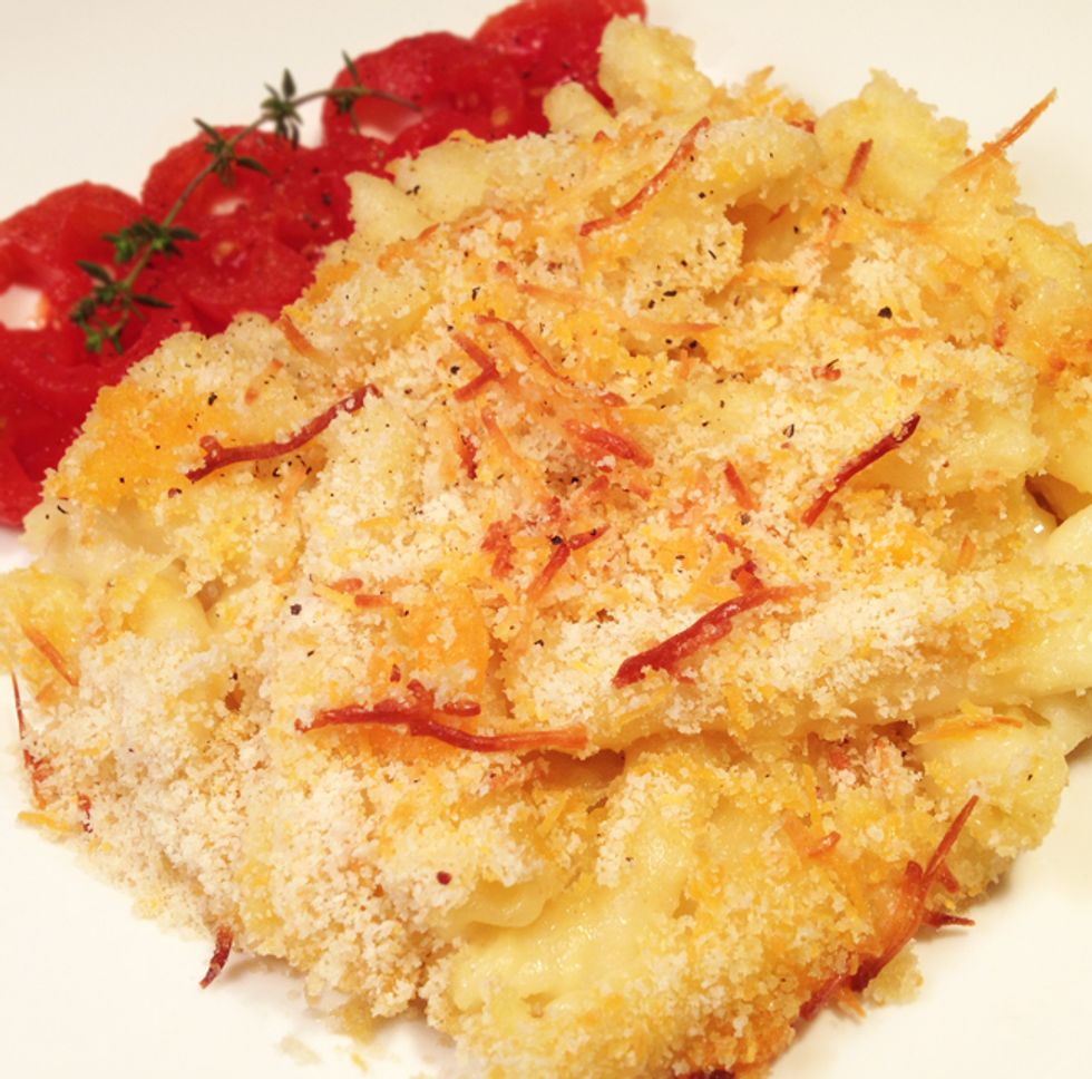 Put Thanksgiving In Your Mouth With Grown-Up Baked Mac And Cheese, For Grown-Ups