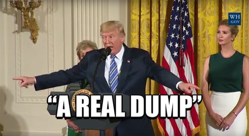 Trump Can't BELIEVE This White House Craphole! Wonkagenda For Wed., Aug 2., 2017