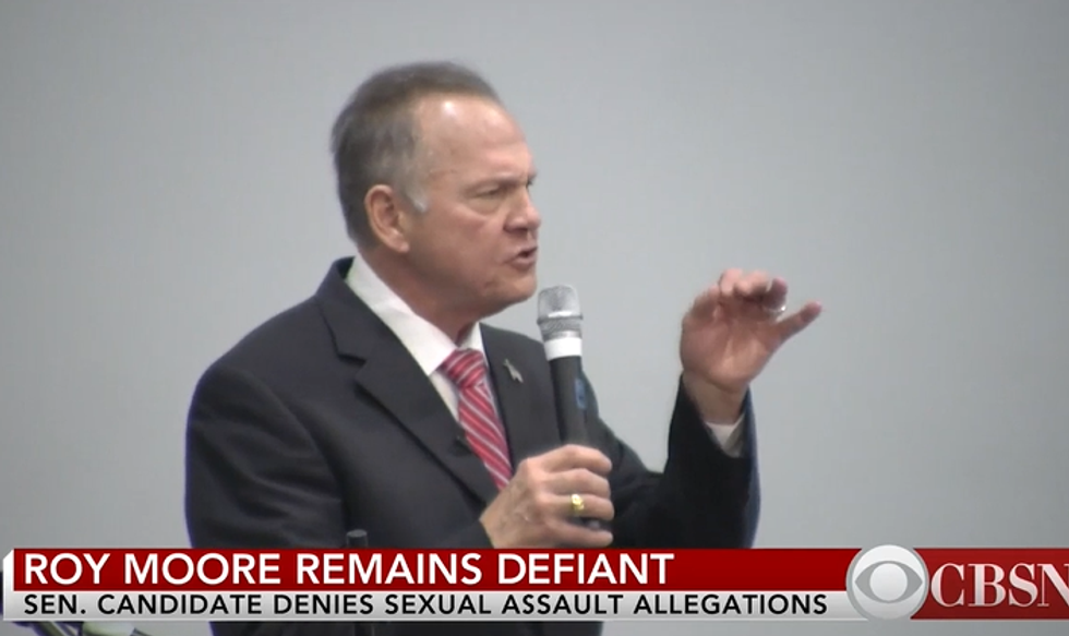 Roy Moore Being Persecuted For Loving Jesus, Not Because He Wanted To Fuck Kids