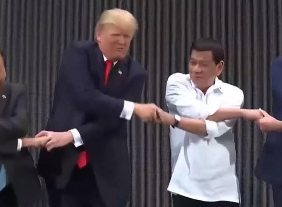 Trump Visits Philippines Mass Murderer, Has Really Terrific, Wonderful Time!