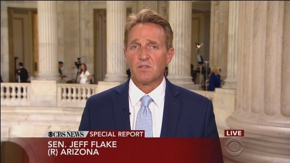 Watch Out, Jeff Flake, Team Trump And The Flying Rage Monkeys Are Coming For You