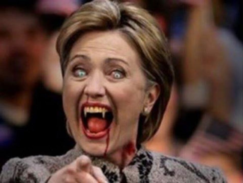 National Review: But What About The Clintons' Underage Sex Slaves And Russian Blackmail?