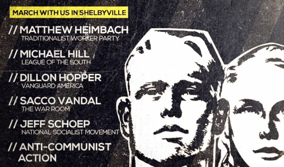 Oh Christ, It's These Assholes Again: Nazis Descend On Tennessee For 'White Lives Matter' Rallies
