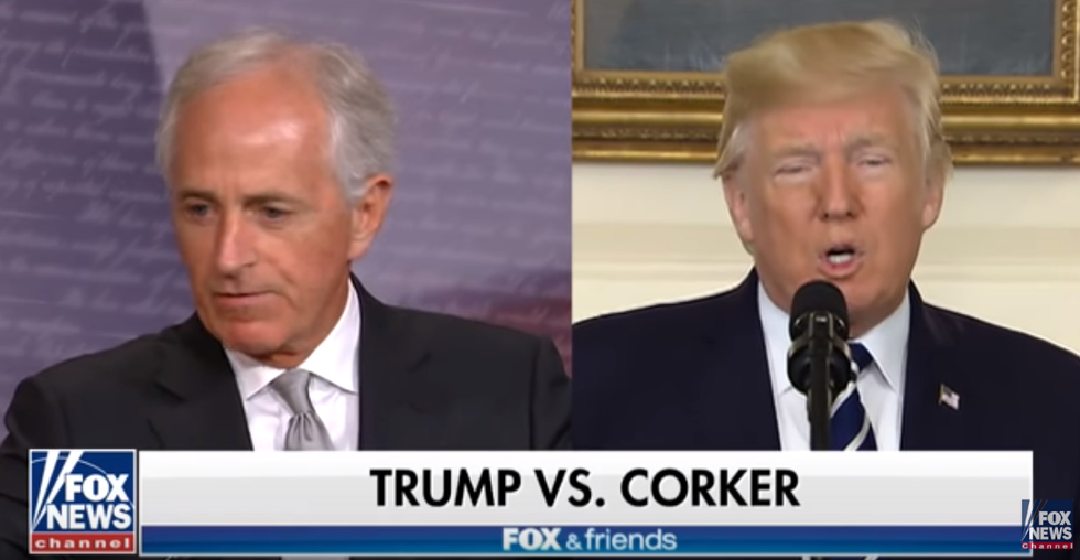 Trump Begs LIDDLE' BOB CORKER For More Spankings, And Corker Is Happy To Oblige!