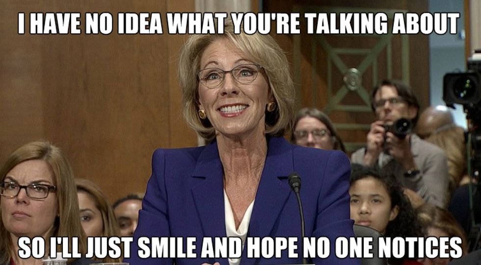 Betsy DeVos To Give Graduation Speech At Historically Black University, Proving No One Has Yet Suffered Enough