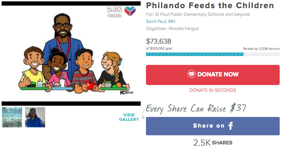 Philando Castile Fund Shows People Do Not Suck Uniformly! (We Were Surprised Too)