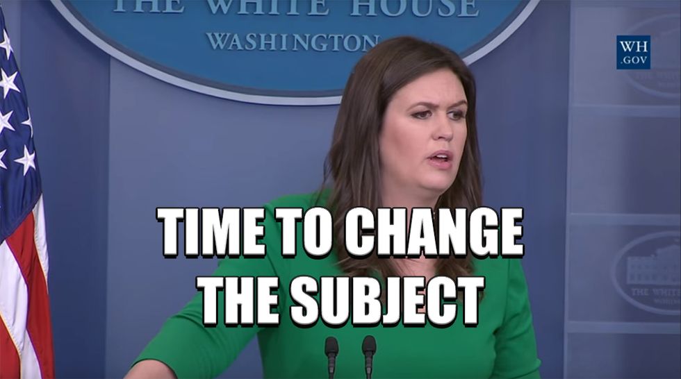 Sure We Believe You Sarah Huckabee Sanders! Wonkagenda For Fri., May 4, 2018
