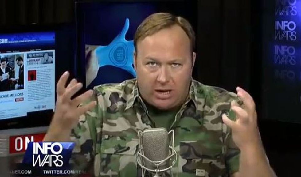 Alex Jones Pulls Video Urging Fans To Investigate 'Pizzagate' After Fan 'Investigated' It With A Gun