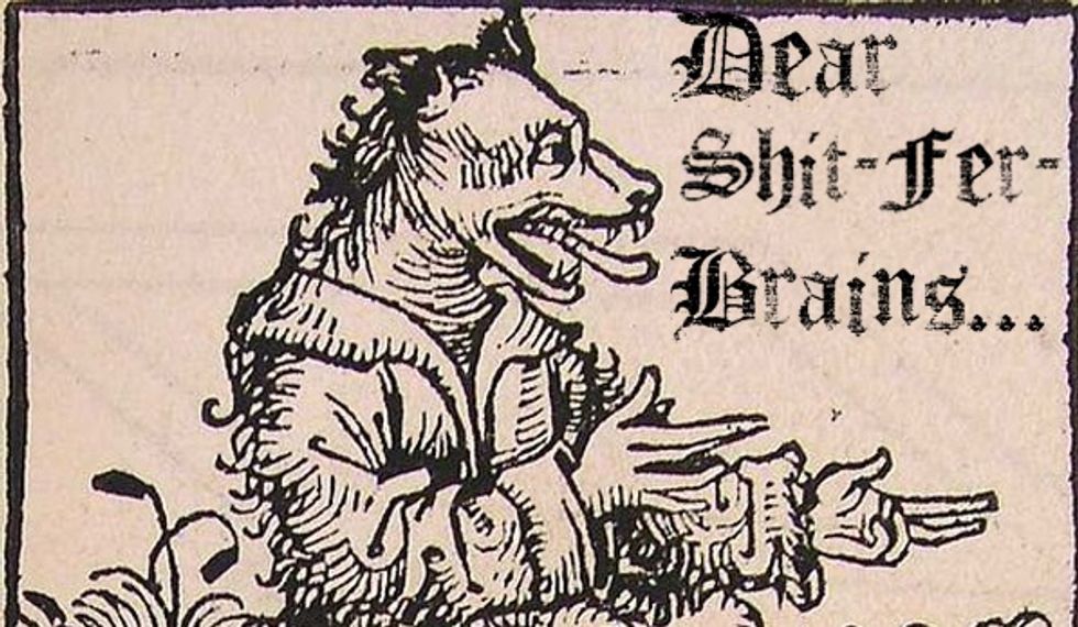 Deleted Comments: In Which Yr Wonkette Is Invaded By A Troll And Some Clown Dick
