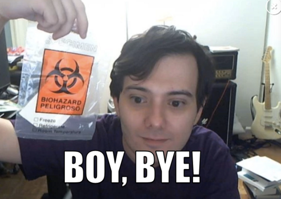 Punchy Faced Pharmaceutical Man Martin Shkreli Goes Directly To Jail, Does Not Collect $200